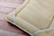 Unterbett Merino PERUGIANO Schurwolle Wolle 550g/m² Matratzenauflage Bettauflage Schonbezug 80x200cm. Mit Gummizügen für perfekten Sitz
