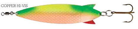 Abu Garcia Toby Salmo 30g Spoon**Copper Hi Vis**Salmon Pike Trout Game Coarse Sea Fishing Predator Trolling Casting Teaser Wobbler Spoon