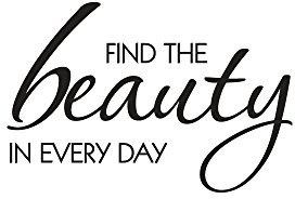 Rayher Stempel Find The Beauty in Every Day, 4x5cm, Holz, Natur, rot, 5 x 4 x 2.5 cm