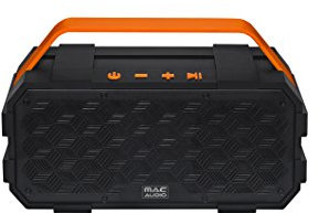 Mac Audio BT Wild 801 | Bluetooth-Lautsprecher für iOS und Android | 10 Stunden Akkulaufzeit | zusätzlicher Bassradiator - schwarz/orange