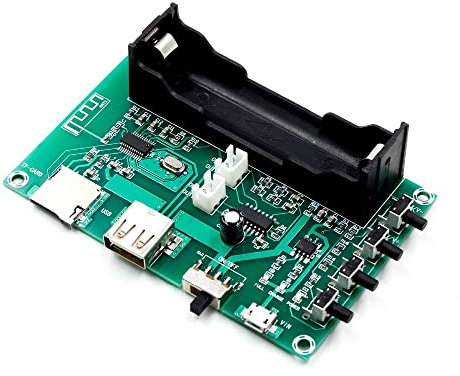 DollaTek XH-A150 lithium battery Bluetooth digital power amplifiers board 5W+5W support Android DIY small speaker rechargeable