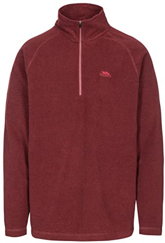 Trespass Keynote - Felpa in Micropile da Uomo, 140 g/m², Uomo, MAFLMFN20001_PRUL, Prune, L