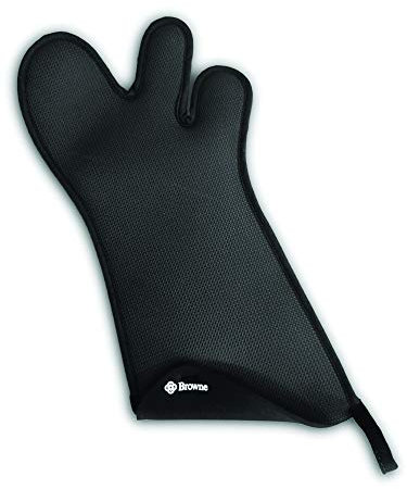 Fingerhandschuh mit Nomex-Bindung, 41,6 cm, Schwarz