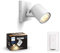Philips Hue White Ambiance Faretto Smart Runner, Lampadina Hue Smart LED GU10 inclusa, Bluetooh, 5.5 W, Bianco, Telecomando dimmer switch incluso