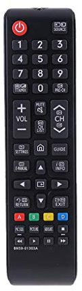 Yanhonin Télécommande BN59-01303A pour téléviseurs Sam-sung UE43NU7170 UE40NU7199 UE50NU7095, télécommande TV
