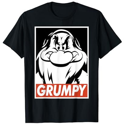Disney Snow White Grumpy Streetwear Poster T-Shirt
