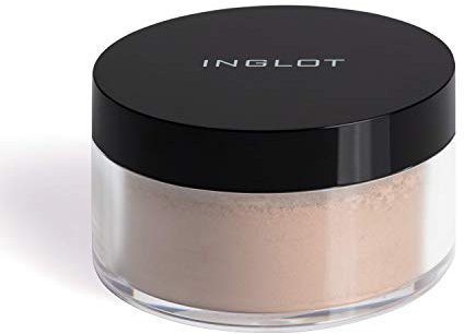 Inglot Loose Powder, Bietet Hohe Deckkraft, Ideal für Alle Hauttypen, Erzeugt Foundation mit Ausgezeichneter Haftung, Mattes Finish, Perfektes Make-up Vegan, 23 g : 12