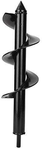 Gartenbohrer Erdbohrer für Bohrmaschine, Bohrer Bohrer, 8x30cm Garten Pflanzer Bohrer Spiralbohrer Yard Planting Post Hole Digger Tool für alle Arten von Böden