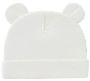 Yushu Baby Mütze mit Ohren Baumwolle Herbst Winter Warm Neugeborene Säugling Kleinkind Cap Unisex Kind breite Krempe Sonnenschutz Hut Sonnenhut für Baby Mädchen Junge