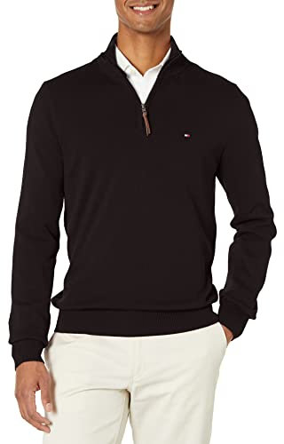 Tommy Hilfiger Herren Solid Qz Ihr TER, Th Deep Black, M