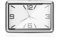 Auto Armaturenbrett Uhr,MoreChoice Mini Quarzuhr Tragbare Quarz Analoguhr Universal Pocket Mini Digitaluhr Auto Innenraum Ornamente Auto Innendekoration Uhr,Weiß