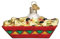 Old World Christmas Nachos Christbaumschmuck aus Glas