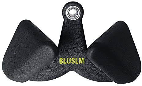 Lat Pull Down Bar for Cable Machine, Lat Pulldown Attachments T Bar V Bar Cable Attachment, Back Tricep Bar Strength Training Handle (BL02)