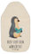 Mr. & Mrs. Panda Personalisierte Wärmflasche Pinguin Buch - Personalisierte Geschenke, Bücherwurm, Kinderwärmflasche mit Namen, Pause,