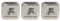 RENATA Lot de 3 Piles Bouton Silver Oxyde 357 / SR44W 0% Mercure
