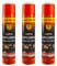 H HANSEL HOME Limpia Tapicerías Espuma Seca, Respeta los Colores, para Limpiar Asientos del Coche, Tapicerías, Alfombras, Sofá, Zapatillas, 650ml - Pack de 3 Unidades