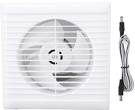 Focket Extractor Solar, 12V 50W IP67 Ventilador Impermeable para ático, cobertizo, Garaje, ventilación de Invernadero, 8.1x8.1x4.3in Ventilador de persiana montado en la Pared