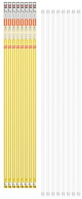 OSRAM Kosteneffiziente LED-Röhren für elektromagnetische Vorschaltgeräte, 29 W, G13, Tube, double-ended, 3000 K, LEAD FREE Glas, Warm weiß, 8-er Pack