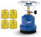 Z.M.C Hornillo de camping + 4 cartuchos de gas de 190 g, hornillo de gas portátil para camping, 1110 W, encendedor de carbón para exteriores, hornillo de cartuchos para cartucho, ideal para camping,