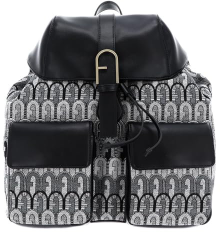 Furla Flow Backpack L Toni Grigio + Nero