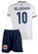 Amdrabola England Kinder Trikot Bellingham für Kinder, 2024 Football Trainings Kinder Trikot, Fußball-Trainingstrikots für Jungen, Komm mit Shorts (152,Weiß,8-9 Jahre)