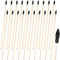 20er Pack Holzpfeile, 45cm Bambus Ersatzpfeile mit Gummispitze zum Schießpfeile, Hohe Sicherheit Holzpfeile für Bogenschießen für Anfänger Pfeil, Bogen Zielübung, Schießbogen Outdoor und Topf werfen