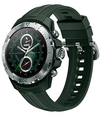 Mibro Watch GS Explorer 10ATM Impermeable, 2025 Nuevo Militar Reloj Inteligente Hombre con GPS,150 Modos Deportivos, Notificaciones, Altímetro, Barómetro, Brújula, Smartwatch para Android iOS, Verde
