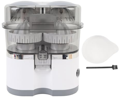 Presse-agrumes électrique à Double Tête, Extracteur de Jus, Extracteur de Jus Portable, Presse-agrumes électrique pour Orange, Citron, Kiwi, Raisin, Pamplemousse (WHITE)