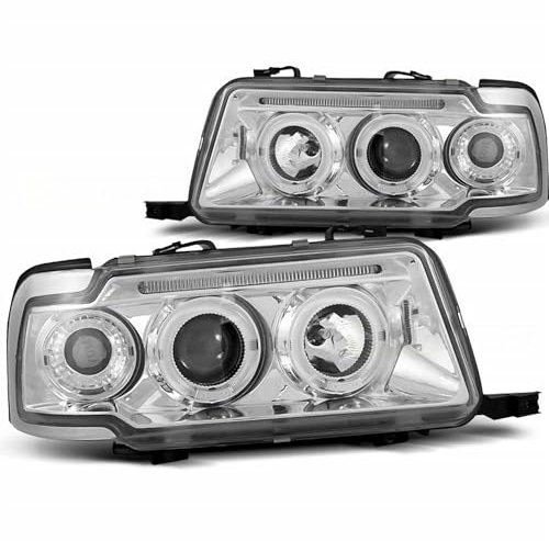 Angel Eyes Scheinwerfer Set in chrom für AUDI 80 B4 1991-1994