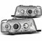 Angel Eyes Scheinwerfer Set in chrom für AUDI 80 B4 1991-1994