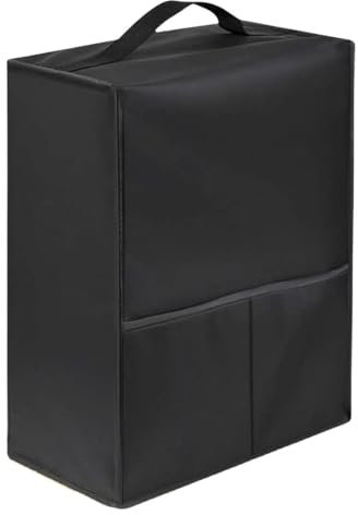 Chuanke Slushie Machine Cover for Ninja FS301/FS301C/FS300, Heavy-Duty Waterproof 600D Oxford Smoothie Machine Dustproof Lid, Fits Professional/Home Frozen Drink Makers (Black)