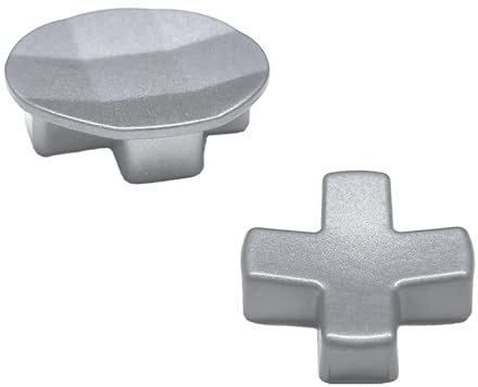 Peixiong Crucetas 2 en 1 para el Mando Xbox Elite 2 Core Crucetas de Acero Inoxidable para el Mando Xbox One Elite Series 2 Sustitución de Las crucetas para el Mando Xbox One Elite Series 1 (Plata)