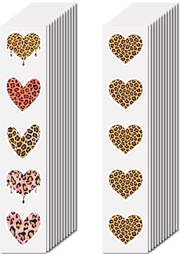 CREATCABIN 480 Stück Kleine Herz Aufkleber Für Wasserflasche Süße Vinyl Aufkleber Wasserdicht VSCO Laptop Selbstklebende Punkte Etiketten Basteln Für Scrapbook DIY Haus Fenster Dekoration Tisch 2.2cm