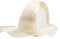 Satinband 25mm Breit Cremeweiß,22 Meters Geschenkband Schleifenband Stoffband für Hochzeitsdekoration, Geschenkverpackung, Basteln, Party Deko