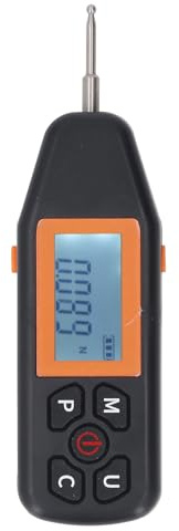 Luqeeg 10N Digitaler Zugkraftmesser, Elektronisches Push Pull Kraftmessgerät mit LCD Hintergrundbeleuchtung N LB Kg Oz Einheiten Tragbares Messgerät für Zugkraft für Qualitätskontrolle