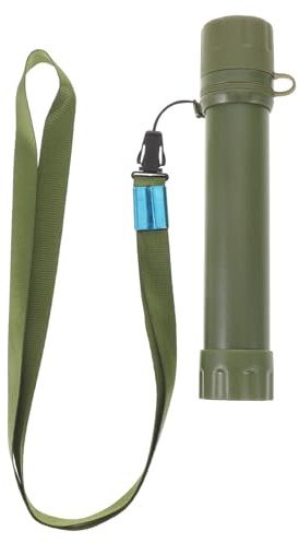 OSOLADY Tragbarer Wasserfilter-Strohhalm für Camping, Filter-Strohhalm, Notfall-Wasserfiltersystem für Outdoor-Aktivitäten, Reise-Wasserfilter für Rucksackreisen
