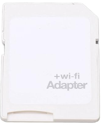 Naroote Adaptador WiFi de Tarjeta de Memoria a Almacenamiento, Adaptador WiFi SD ABS, Transferencia Inalámbrica Conecta hasta 3 Dispositivos Plug and Play para Compartir Fotos de Cámara