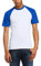 Fruit of the Loom Men's Baseball Classic Short Sleeve T-Shirt, White/Royal Blue, X-Large