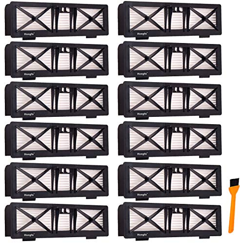 Neato Botvac D Serie Hochleistungsfilter, 12 Packungen Filterteile passend für Neato D3 D5 70e, 75, 80, D80 85, D70 Staubsauger
