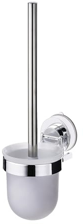 RIDDER WC-Bürsten Garnitur VaccumCap Ela Silber ca. 100 x 365 x 135 mm