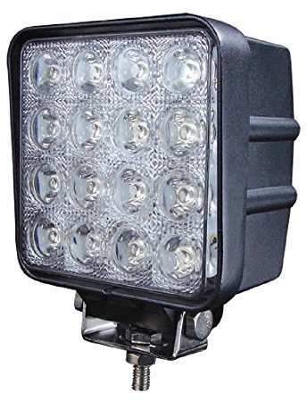 Autojare Lot de 20 projecteurs de travail LED 48 W pour tracteur, pelleteuse, tout-terrain, SUV, ATV, UTV 12 V 24 V