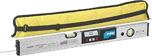 Wasserwaage digital mit Reichweite Laser Anzeige der Winkel oder der Anteil von Neigungswinkel Fervi 0666