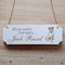 Schild « JACK RUSSEL TERRIER » 15 x 5 cm - Dekoschild Holzschild Türschild - Hund Haustier