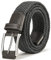 BULLIANT Gürtel Herren, Flechtgürtel Stretchgürtel Geflochten Stoffgürtel Elastischer Gürtel Golfgürtel für Männer Damen,Breite 35mm,Grigio Scuro1352,115cm/36-40 taille verstellbar