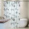 Juliyeh Rideaux de Douche à Motif Floral Extra Longs de 220 cm/240 cm de Chute – Résistant à la moisissure et imperméable pour Salle de Bain (200 x 240 cm)