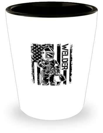 Verre à shot Party Funny USA Flag soudeur soudeur