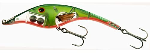 Zalt 14 Wobbler Hechtköder Kunstköder Lure Jerkbait Größe schwebend/suspending, Farbe 101