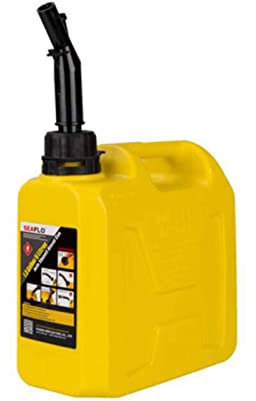 WEGRt Grüne Kunststoff-Benzinkanister Kraftstofftanks 5L / 10L / 20L Ersatzkraftstofftank Benzin Diesel Vorratsdosen Notölfässer Antistatischer Ersatzbehälter für ATV Offroad,Gelb,20L