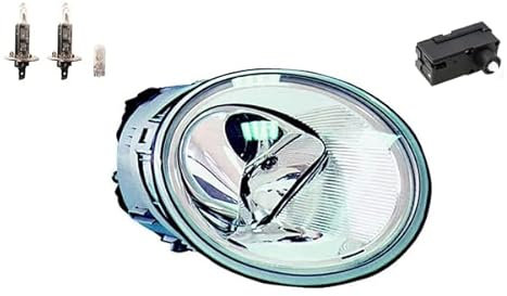Johns, Scheinwerfer Halogen passend für VW New Beetle 98-05 Rech. Leucht. m. Stellmotor