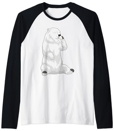 Ours polaire Café Mug Manche Raglan